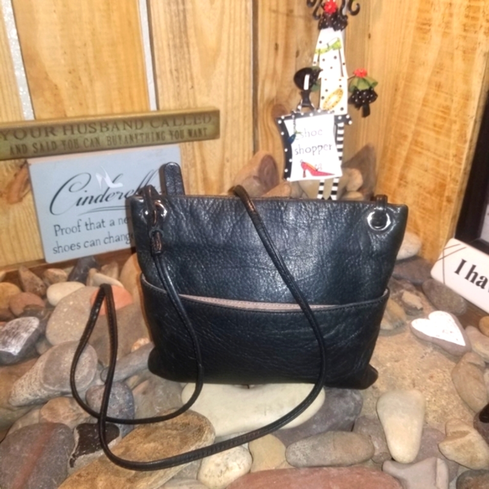 Margot mini leather crossbody bag